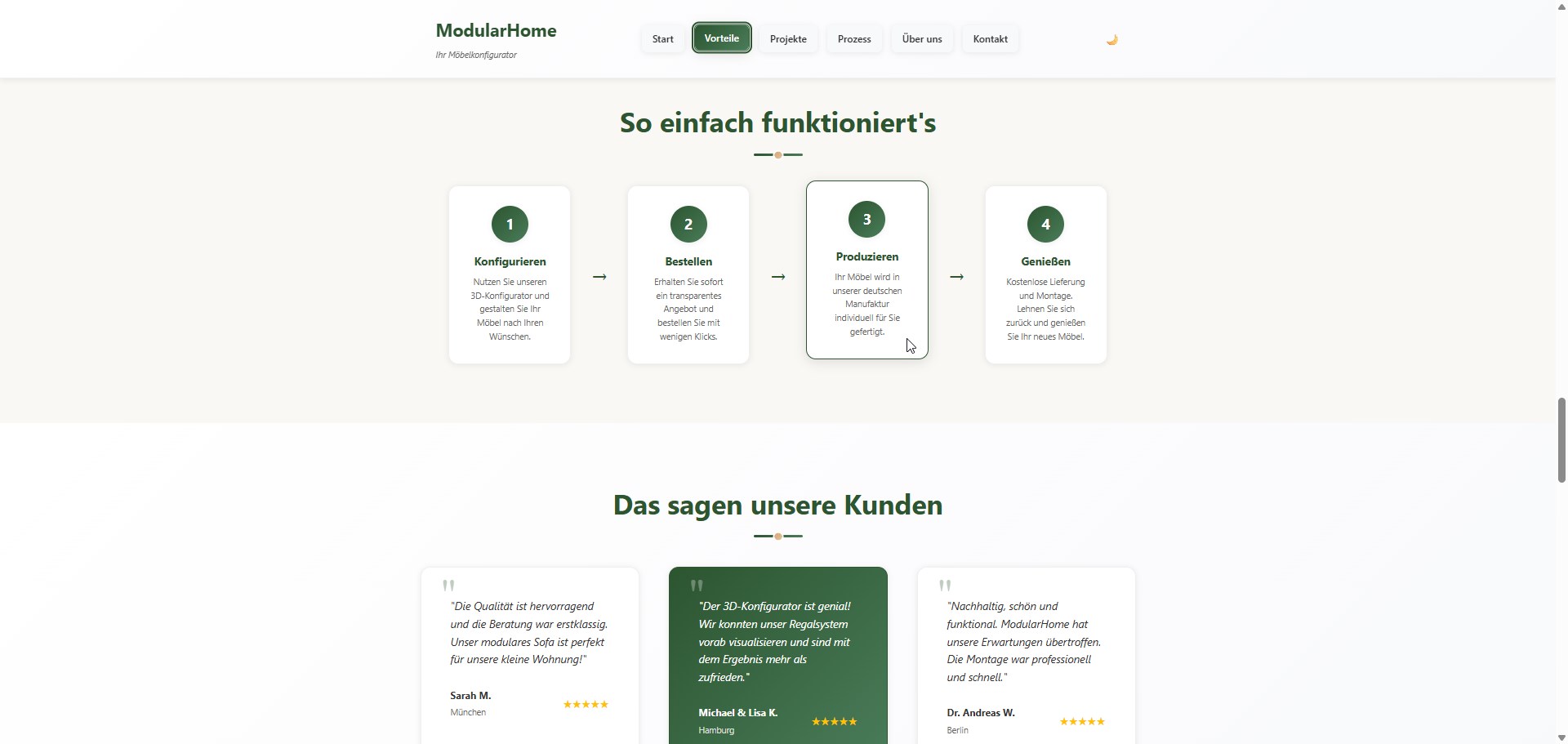 Möbelkonfigurator Screenshot 2