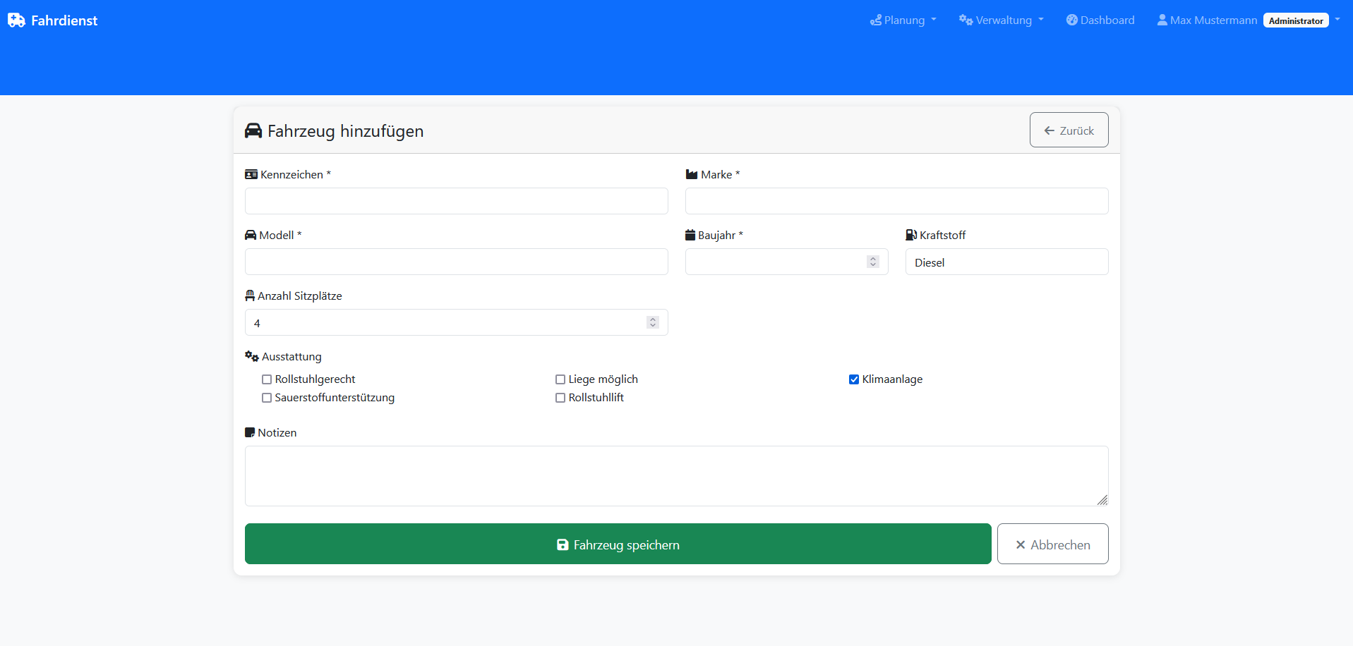 Transportoptimierung Screenshot 4